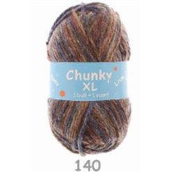 BL Chunky XL Violet/Chocolate/Brwn 140 200g