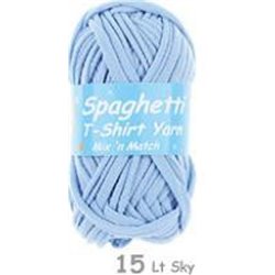 Spaghetti T-shirt Yarn Lt Sky 15 100g
