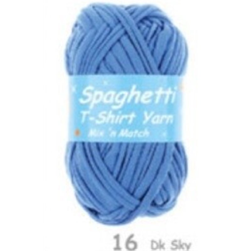 Spaghetti T-shirt yarn dark sky 16 100g