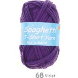 Spaghetti T-shirt yarn violet 68 100g