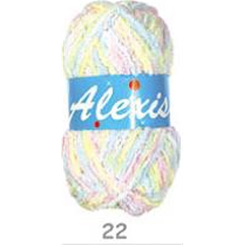 BL Alexis DK Lt Sky/Pink/Mint/Lemon 22  50g