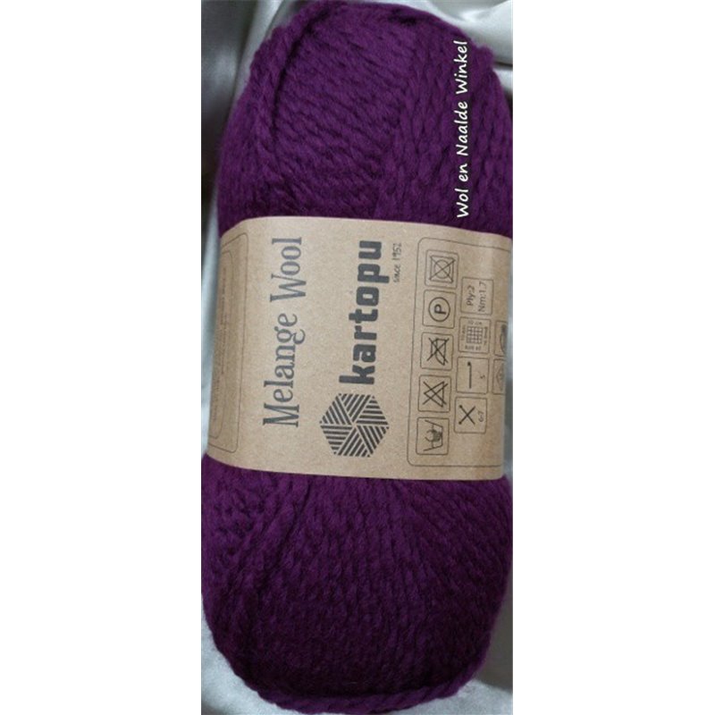 Melange Wool Plum K729 100g