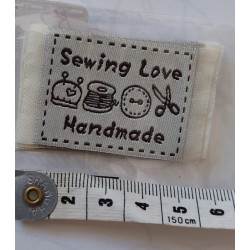 Woven Label Sewing Love...