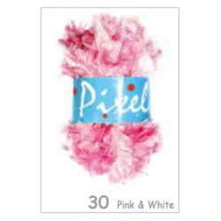 Pixels 030 Pink / White 50g