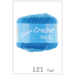 BL Crochet No.5 121 Teal...