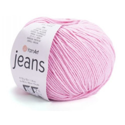 YarnArt Jeans 036 Pink 50g